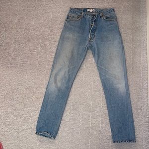 Re/Done Levi’s, never before worn, straight jeans